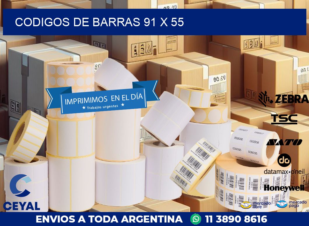 codigos de barras 91 x 55