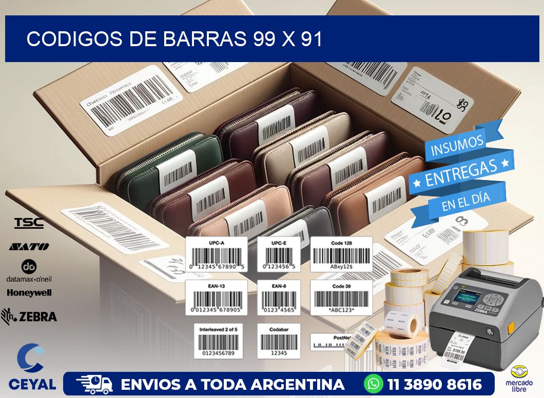 codigos de barras 99 x 91