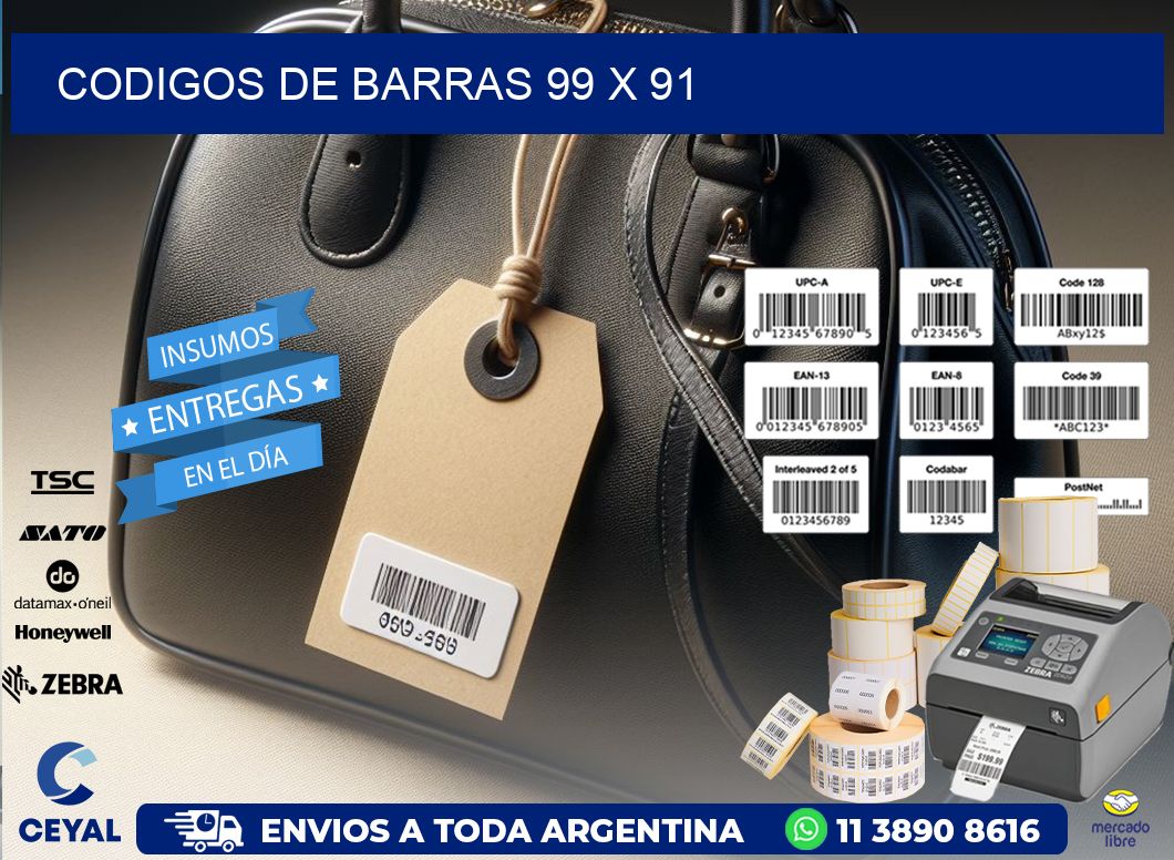 codigos de barras 99 x 91