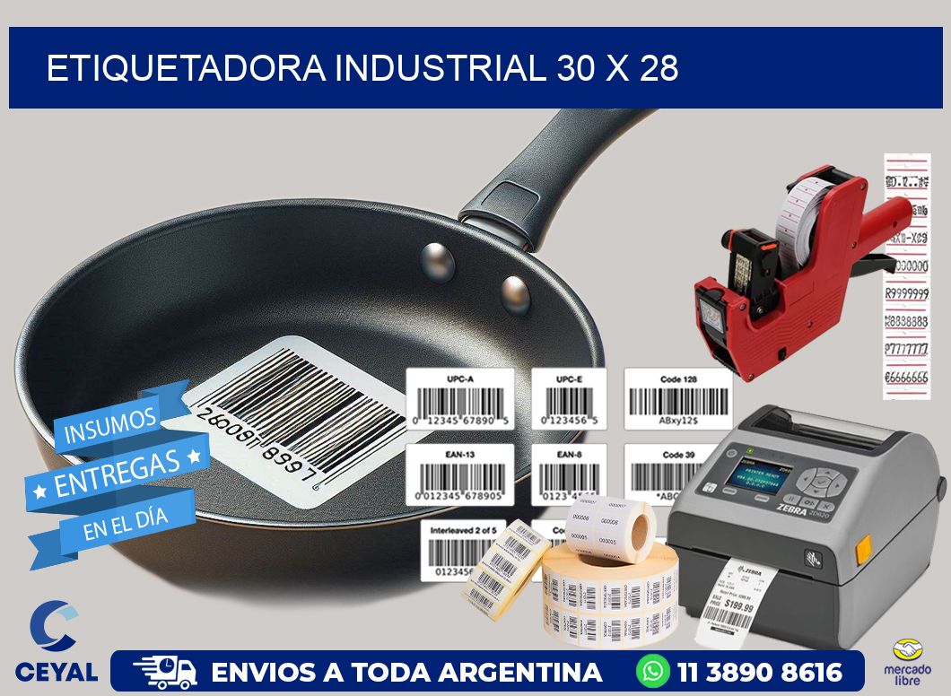 etiquetadora industrial 30 x 28