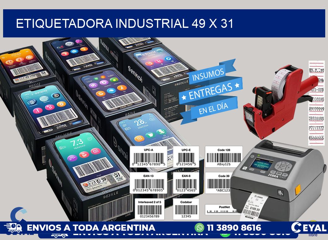 etiquetadora industrial 49 x 31