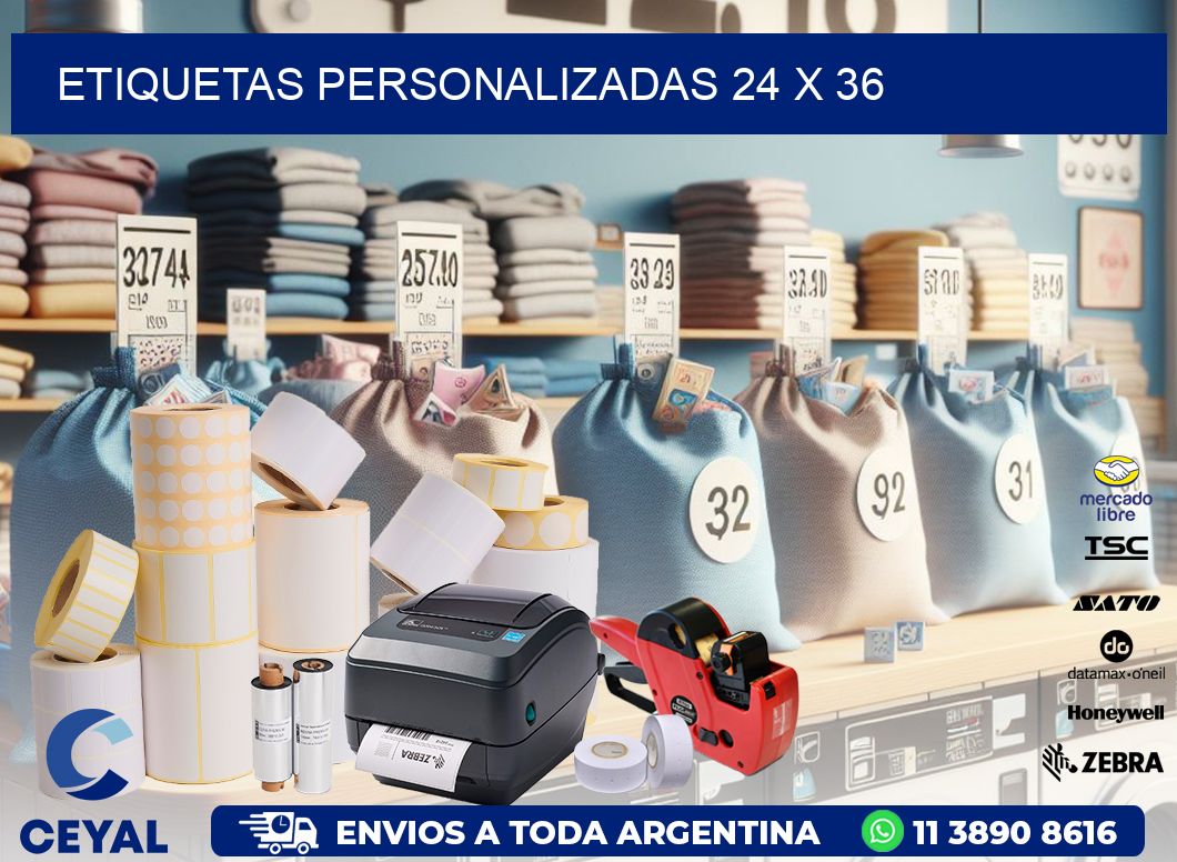 etiquetas personalizadas 24 x 36