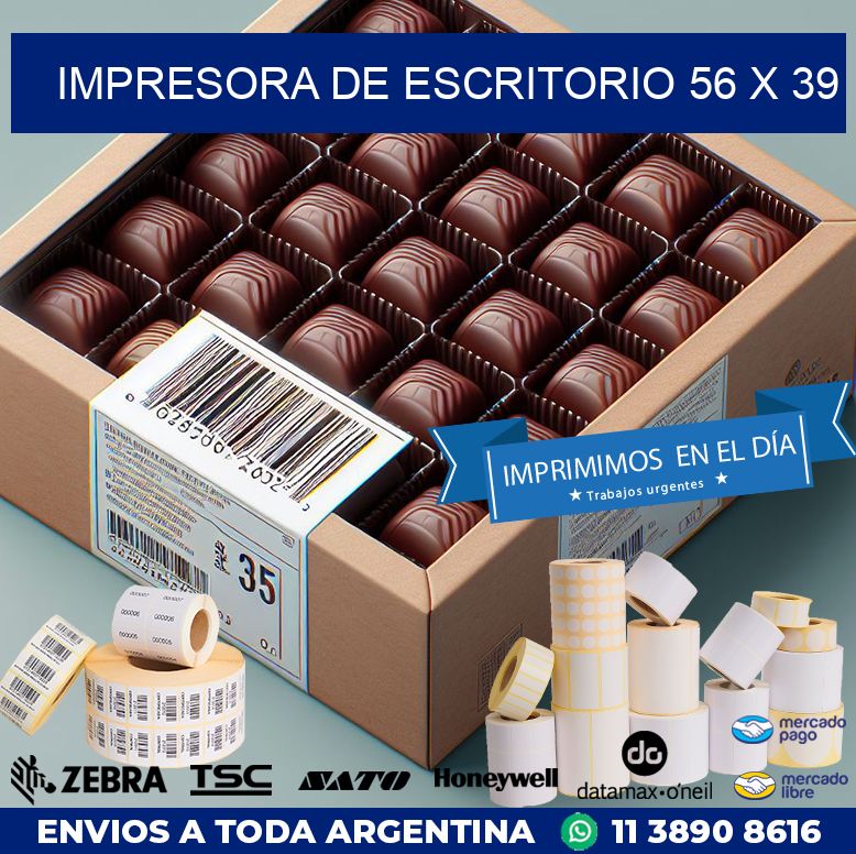 impresora de escritorio 56 x 39