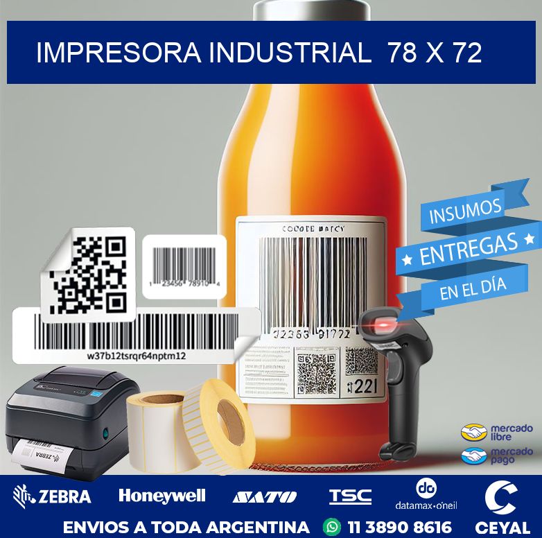 impresora industrial  78 x 72