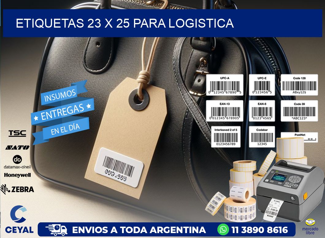 ETIQUETAS 23 x 25 PARA LOGISTICA