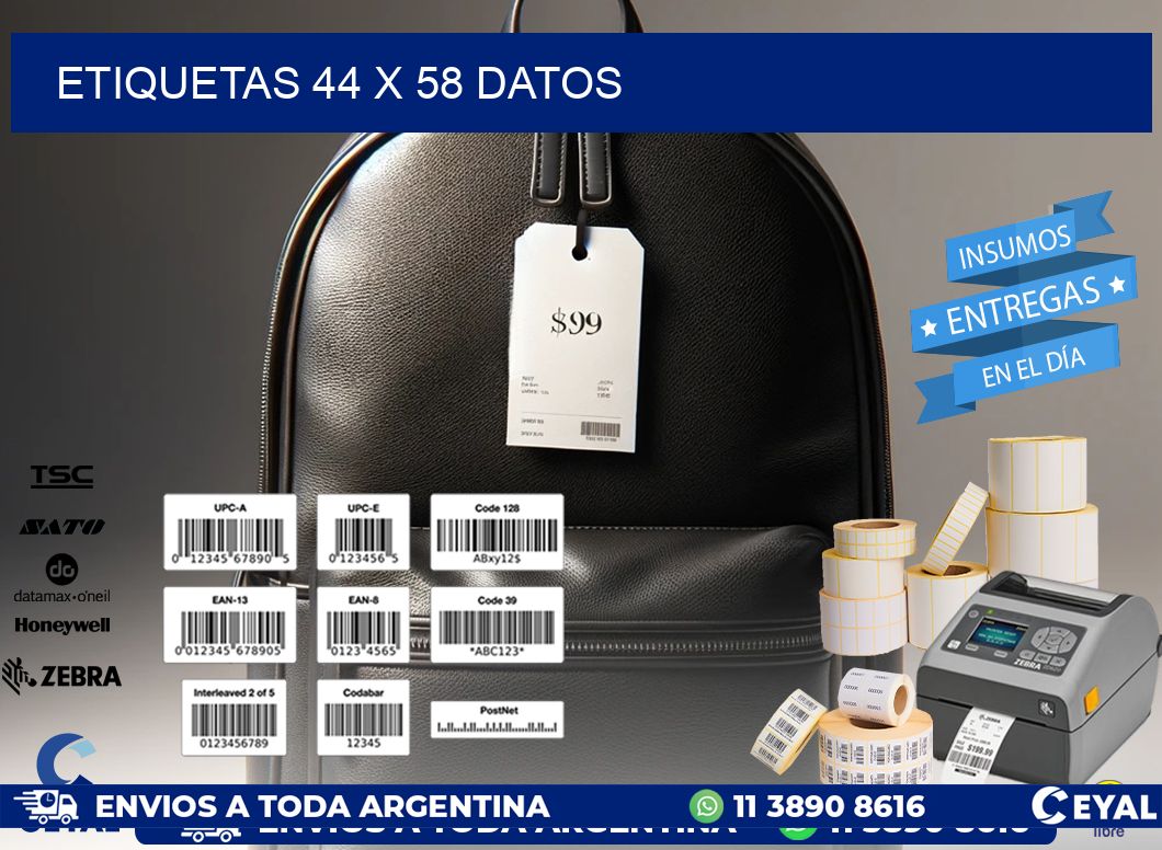 ETIQUETAS 44 x 58 DATOS