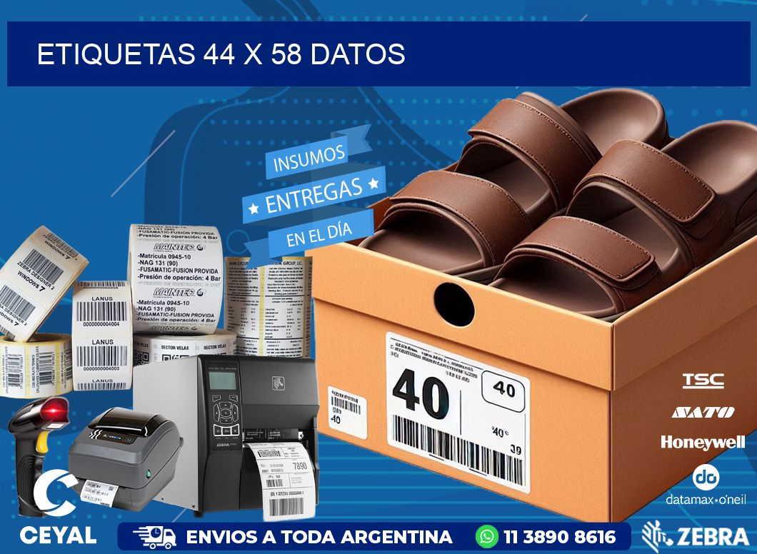 ETIQUETAS 44 x 58 DATOS