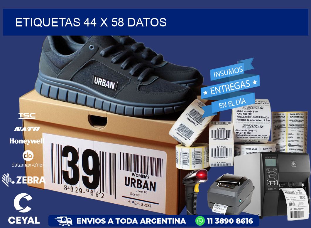 ETIQUETAS 44 x 58 DATOS