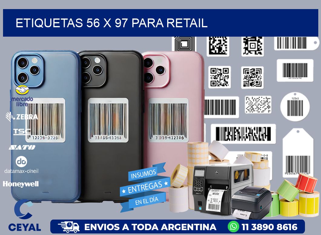 ETIQUETAS 56 x 97 PARA RETAIL