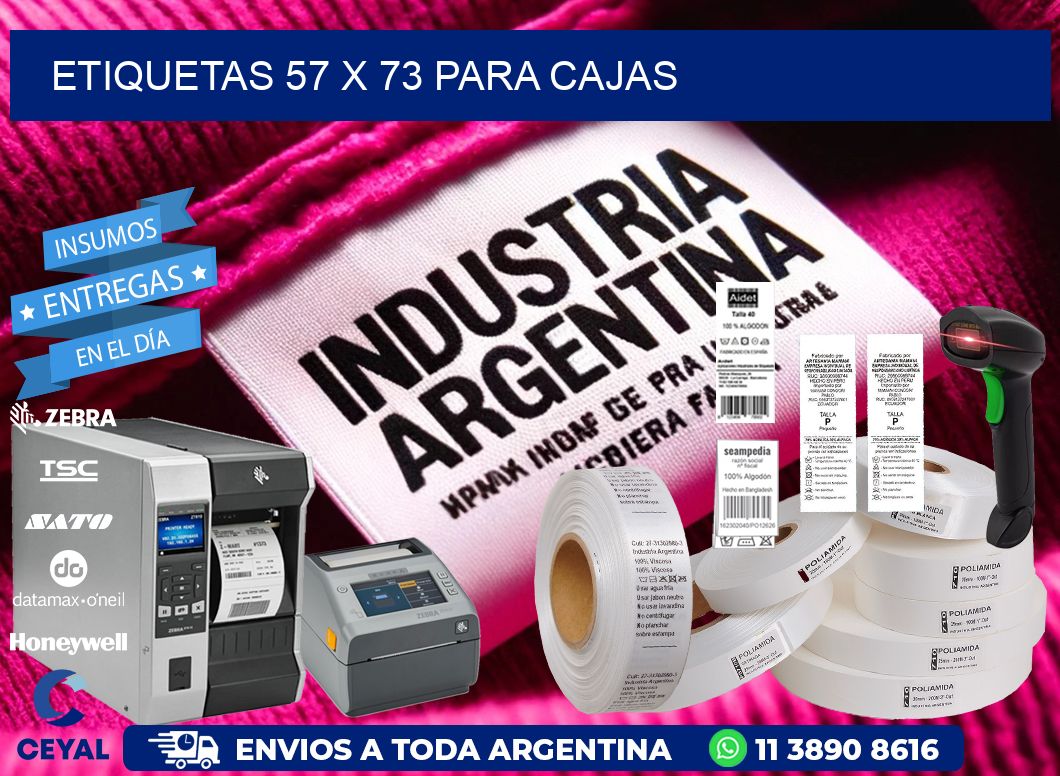 ETIQUETAS 57 x 73 PARA CAJAS