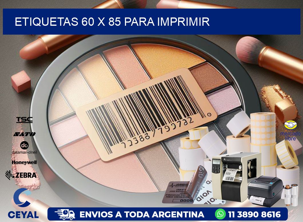 ETIQUETAS 60 x 85 PARA IMPRIMIR