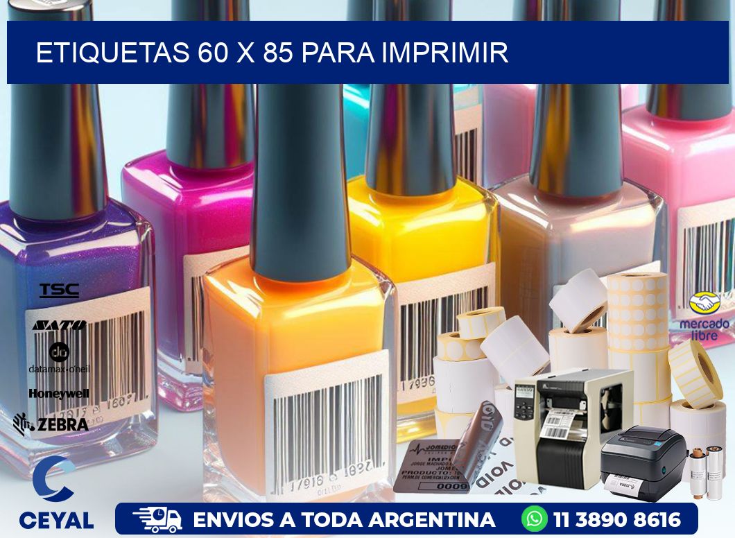ETIQUETAS 60 x 85 PARA IMPRIMIR