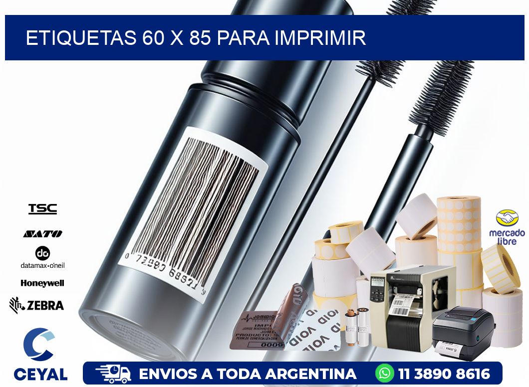 ETIQUETAS 60 x 85 PARA IMPRIMIR