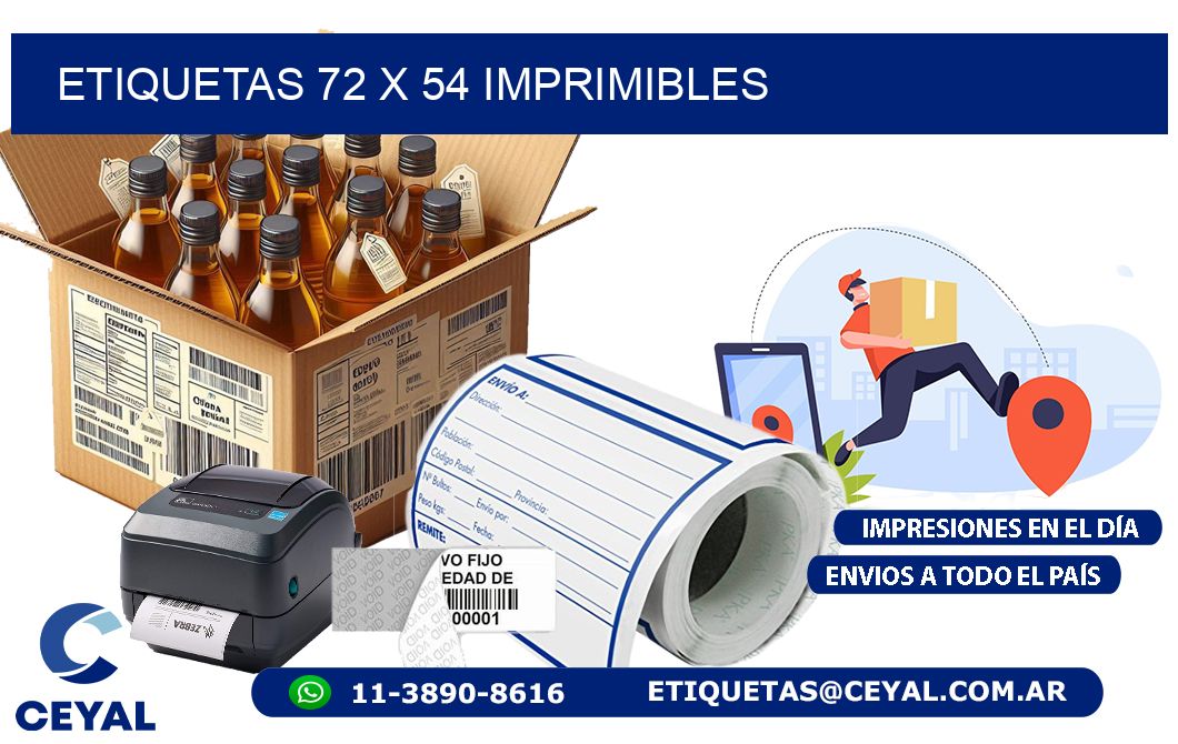 ETIQUETAS 72 x 54 IMPRIMIBLES