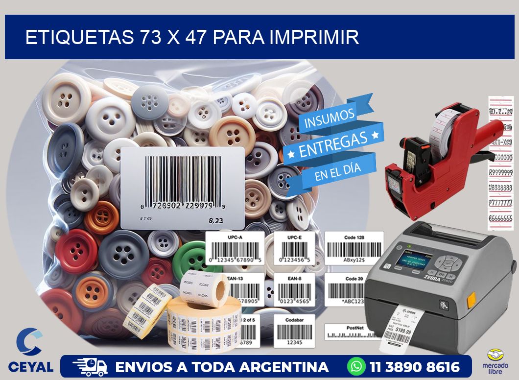 ETIQUETAS 73 x 47 PARA IMPRIMIR
