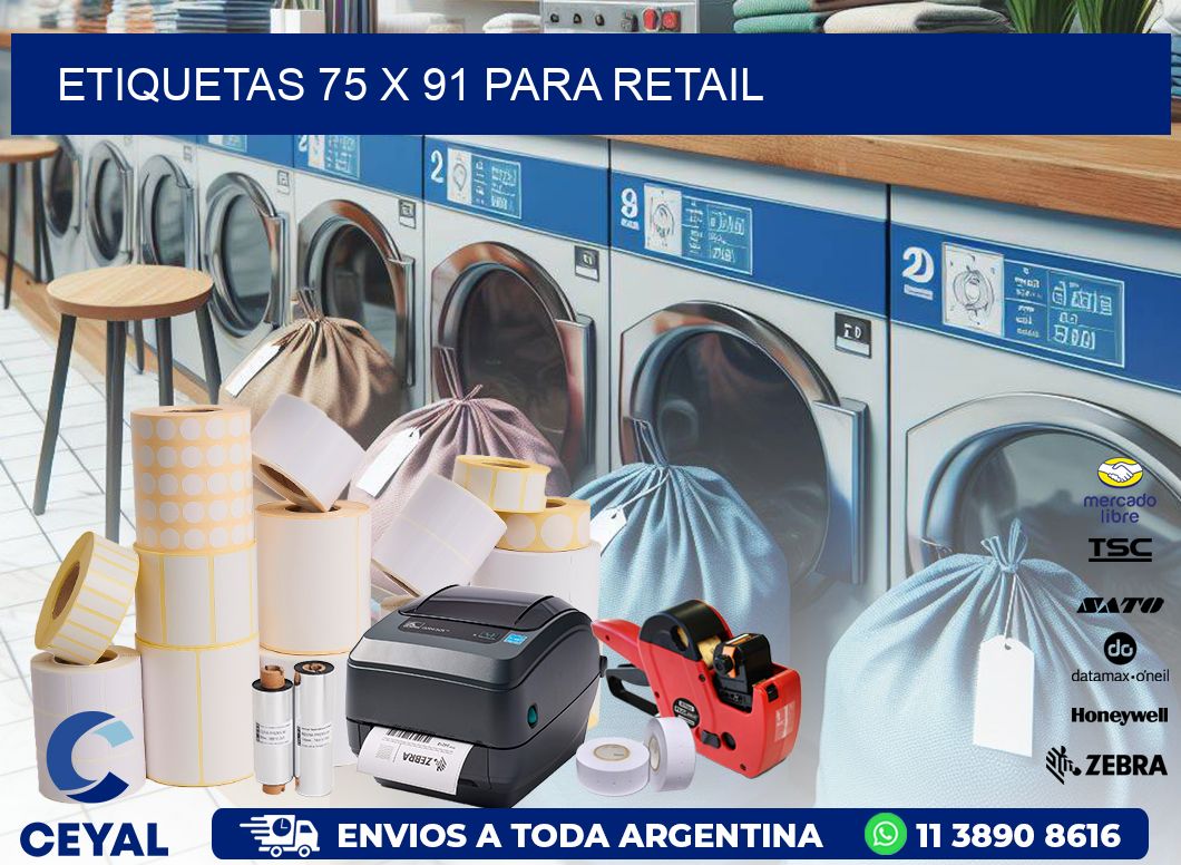 ETIQUETAS 75 x 91 PARA RETAIL