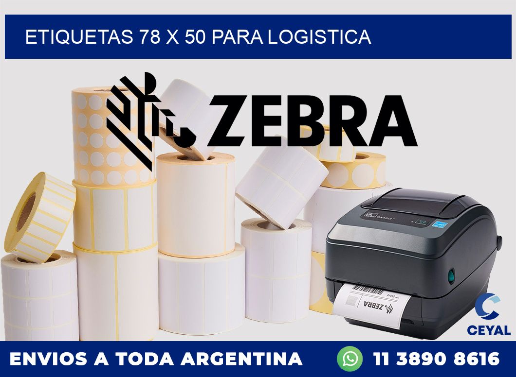 ETIQUETAS 78 x 50 PARA LOGISTICA