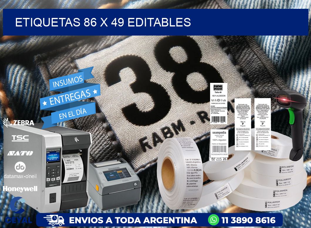 ETIQUETAS 86 x 49 EDITABLES