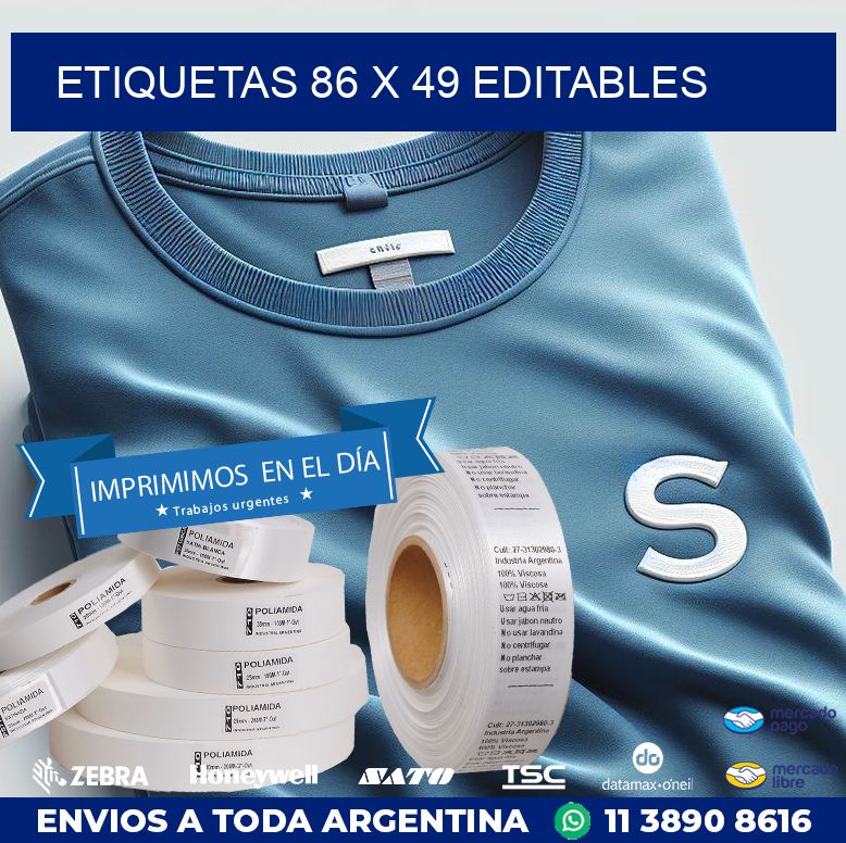 ETIQUETAS 86 x 49 EDITABLES