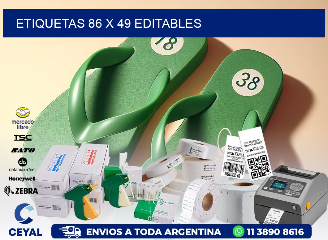ETIQUETAS 86 x 49 EDITABLES