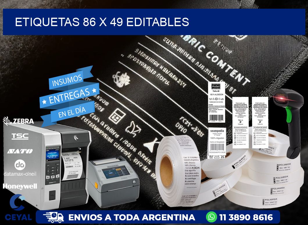 ETIQUETAS 86 x 49 EDITABLES