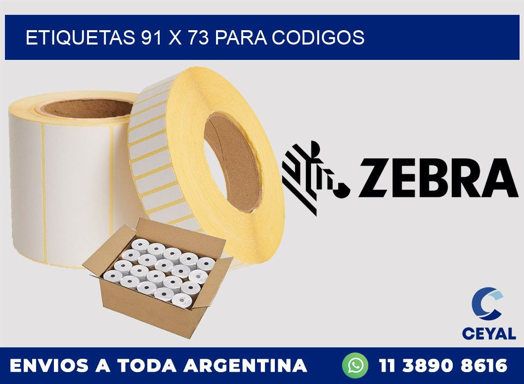 ETIQUETAS 91 x 73 PARA CODIGOS