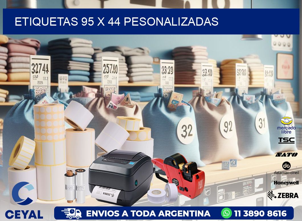 ETIQUETAS 95 x 44 PESONALIZADAS