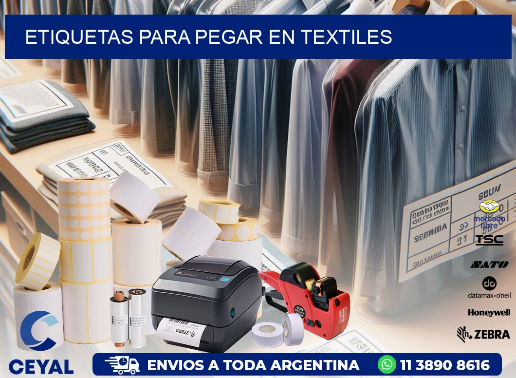 ETIQUETAS PARA PEGAR EN TEXTILES