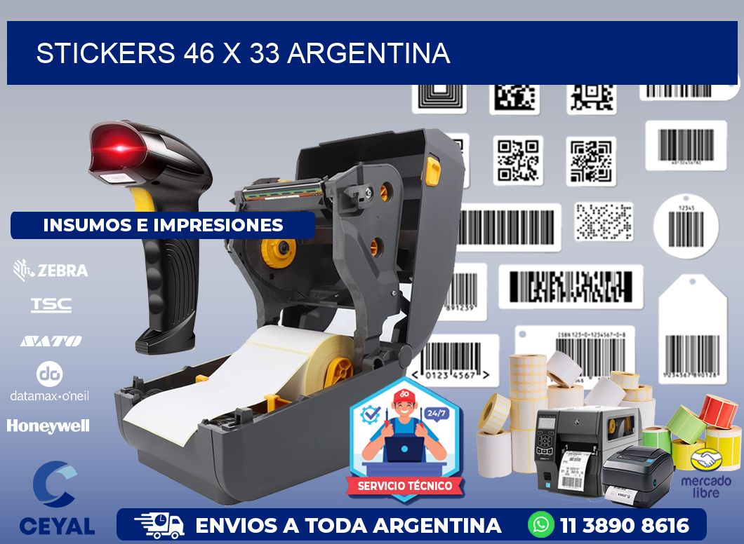 STICKERS 46 x 33 ARGENTINA