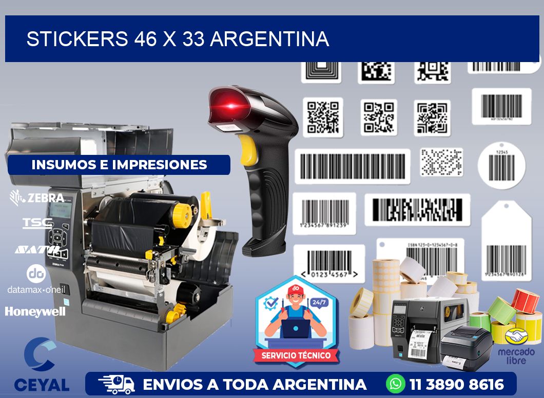 STICKERS 46 x 33 ARGENTINA