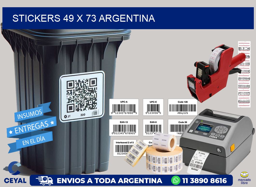 STICKERS 49 x 73 ARGENTINA