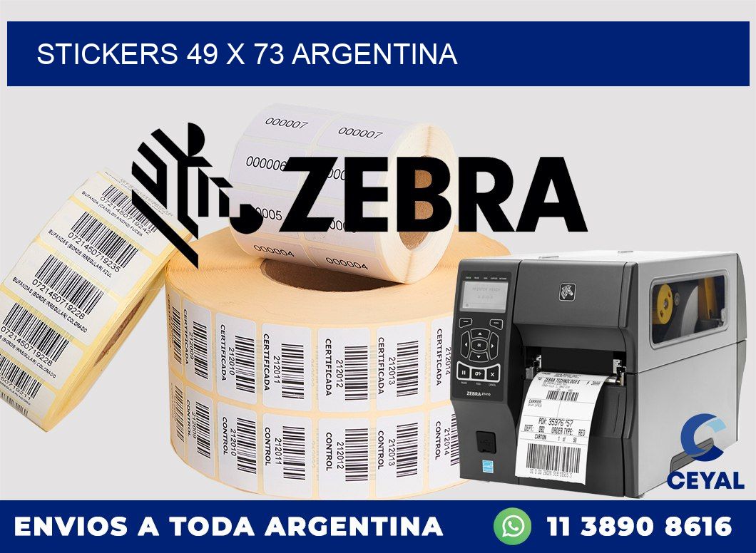 STICKERS 49 x 73 ARGENTINA