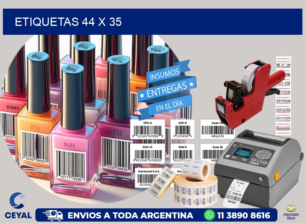 etiquetas 44 x 35