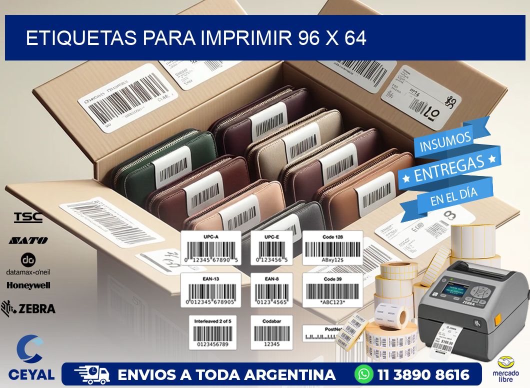 etiquetas para imprimir 96 x 64