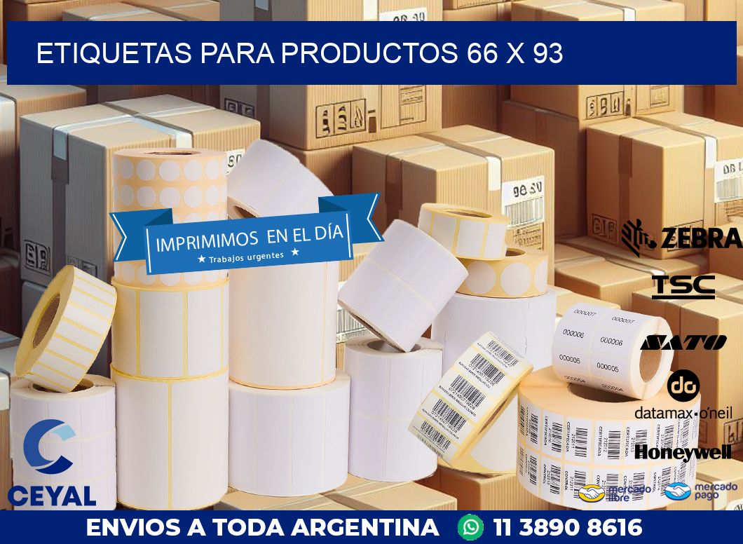 etiquetas para productos 66 x 93