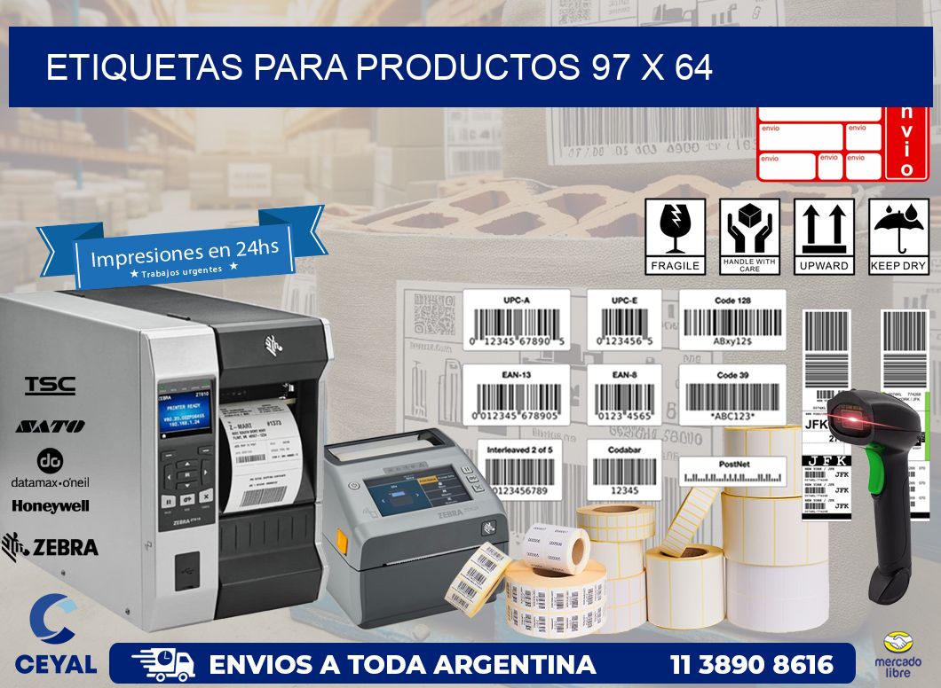etiquetas para productos 97 x 64