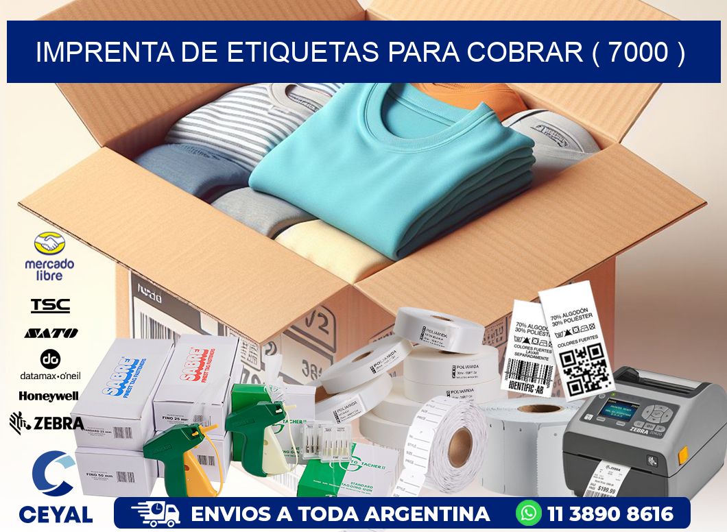 imprenta de etiquetas para cobrar ( 7000 )