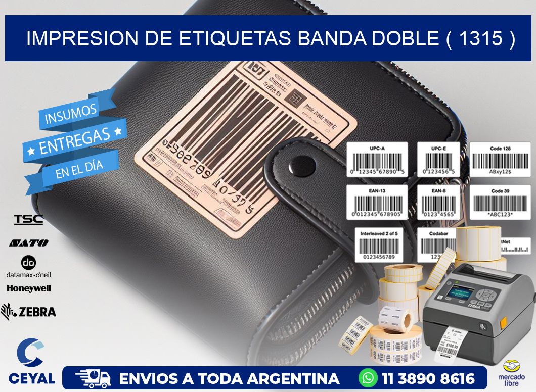 impresion de etiquetas banda doble ( 1315 )