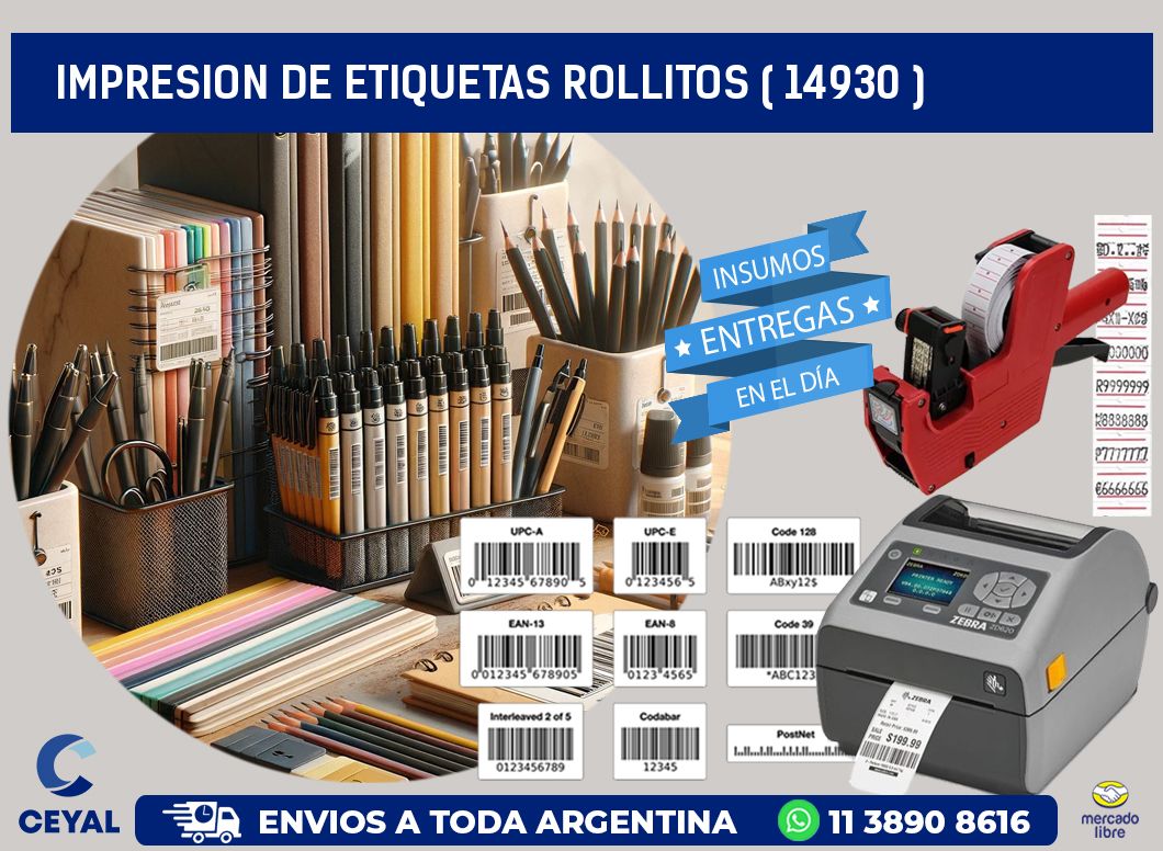impresion de etiquetas rollitos ( 14930 )