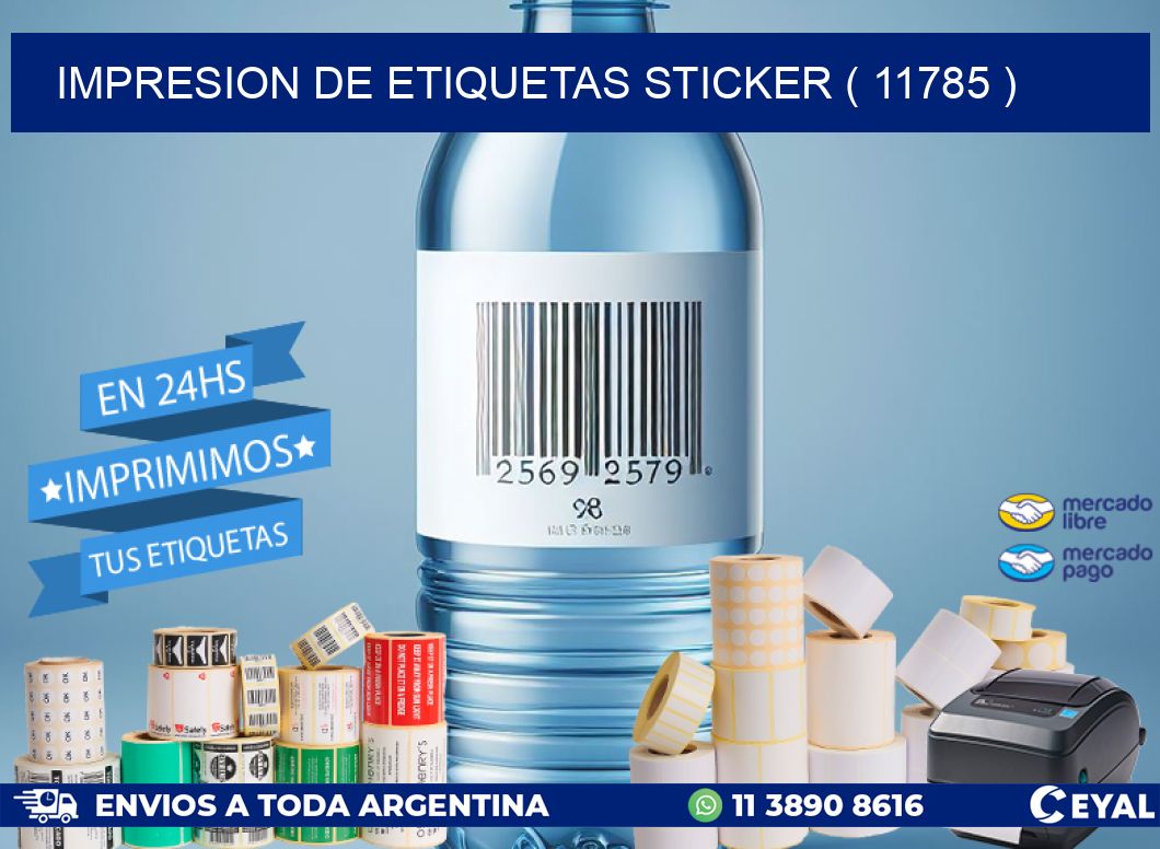 impresion de etiquetas sticker ( 11785 )
