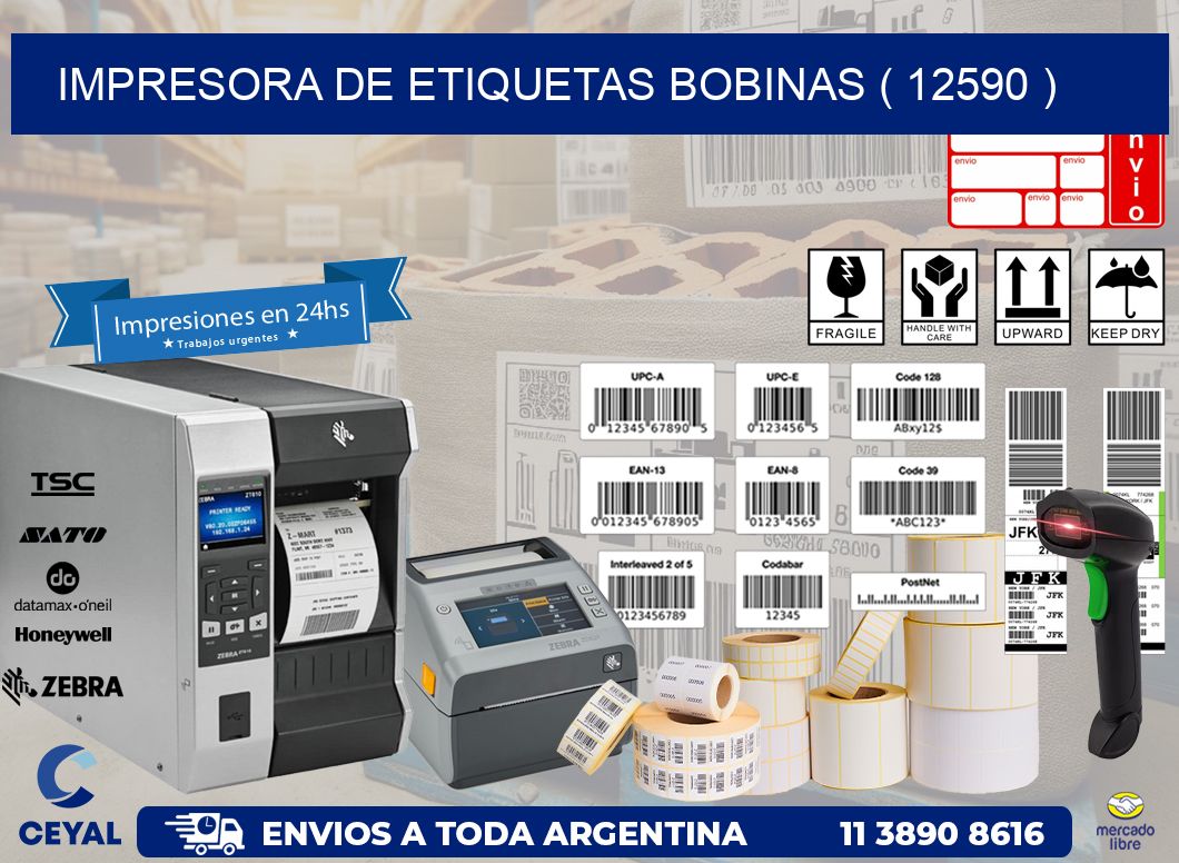 impresora de etiquetas bobinas ( 12590 )