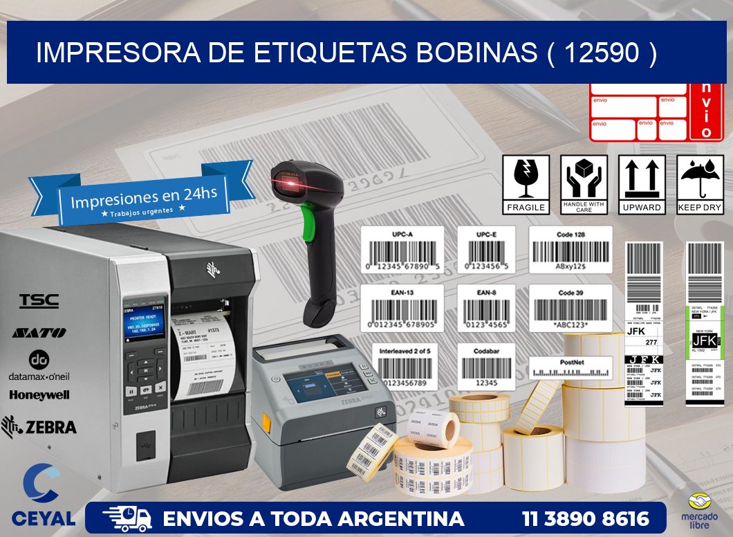 impresora de etiquetas bobinas ( 12590 )