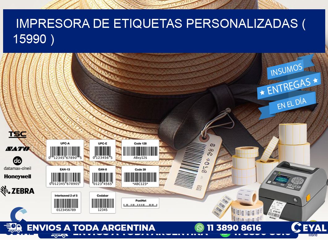 impresora de etiquetas personalizadas ( 15990 )