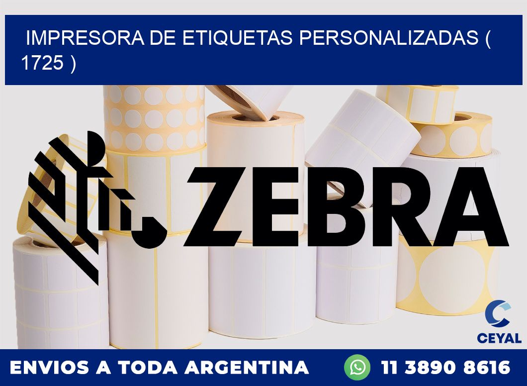 impresora de etiquetas personalizadas ( 1725 )