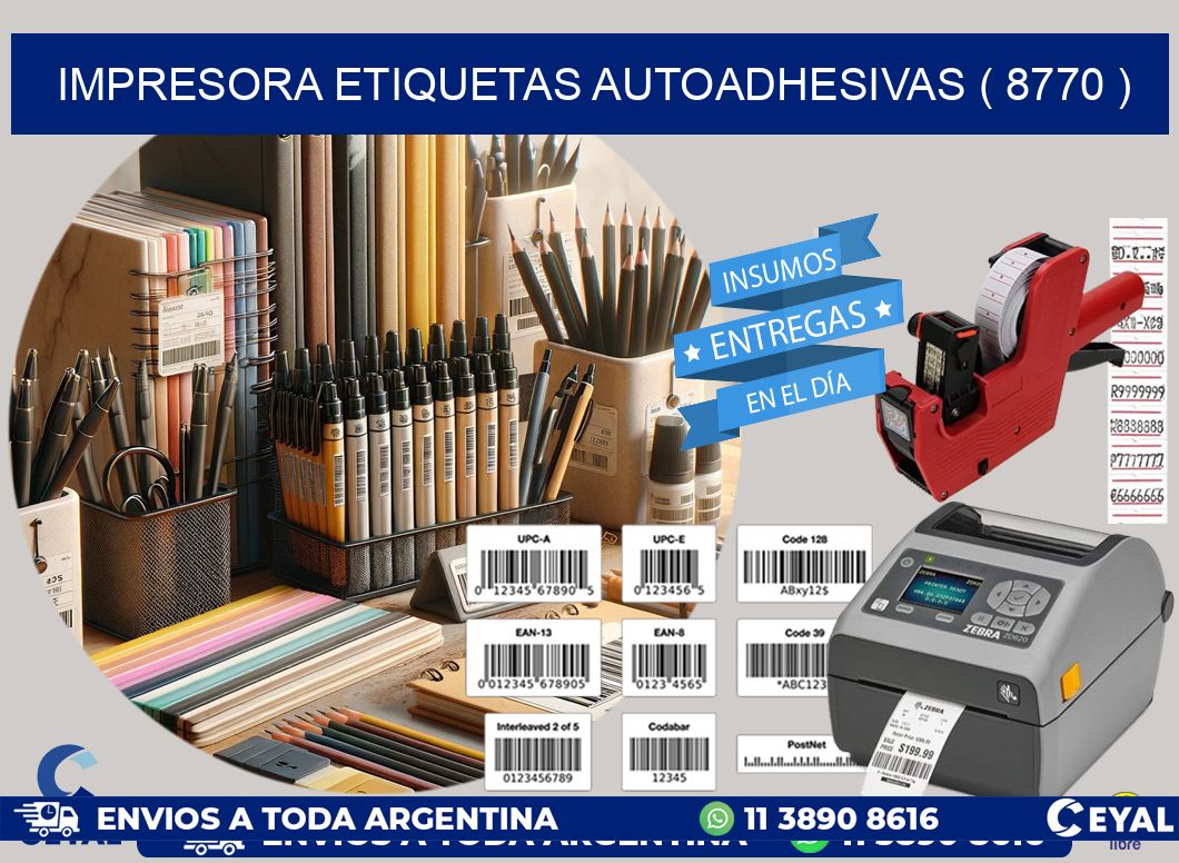 impresora etiquetas autoadhesivas ( 8770 )