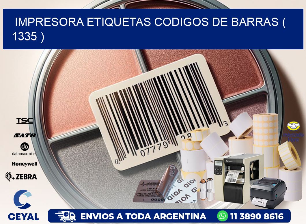 impresora etiquetas codigos de barras ( 1335 )