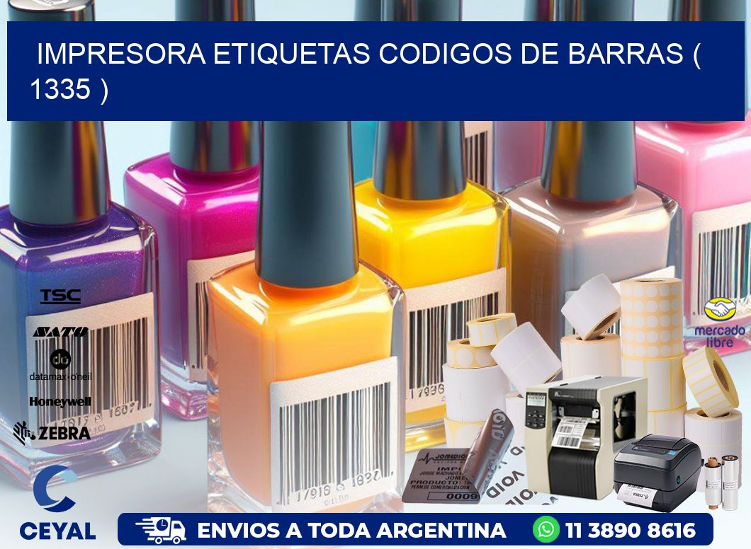 impresora etiquetas codigos de barras ( 1335 )