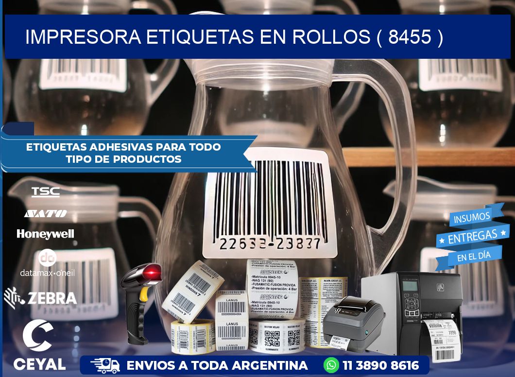 impresora etiquetas en rollos ( 8455 )
