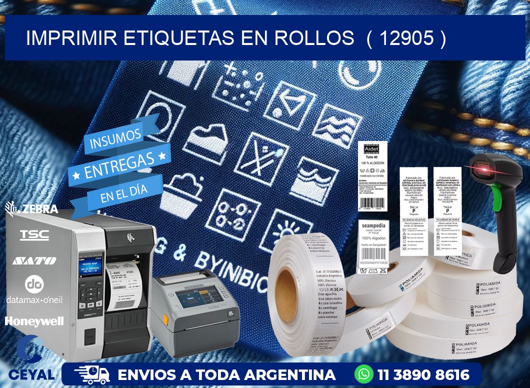 imprimir etiquetas en rollos  ( 12905 )