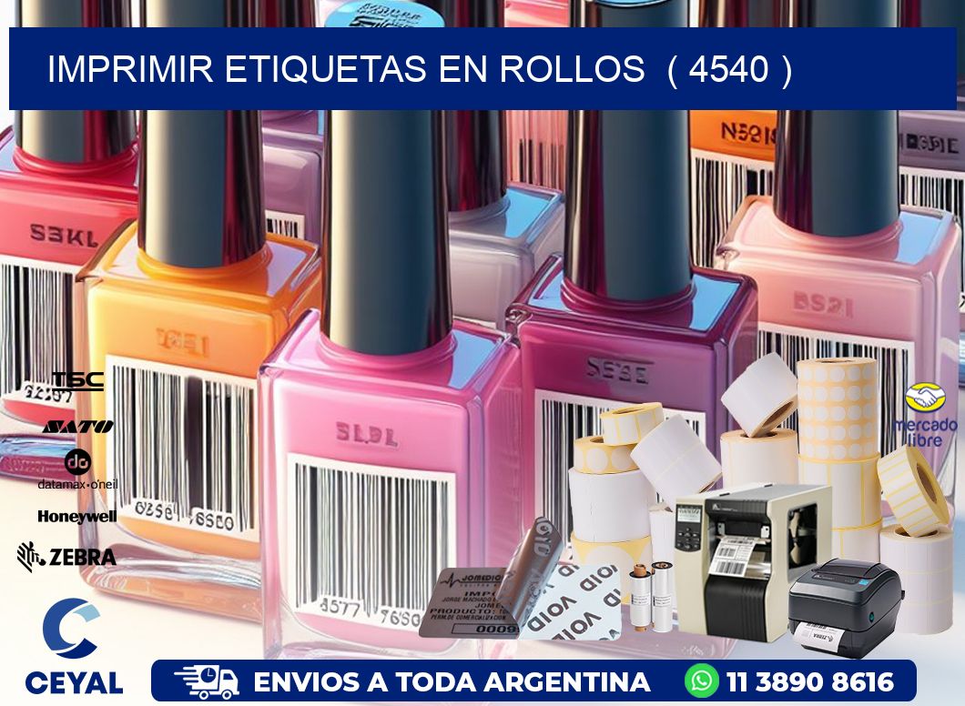 imprimir etiquetas en rollos  ( 4540 )